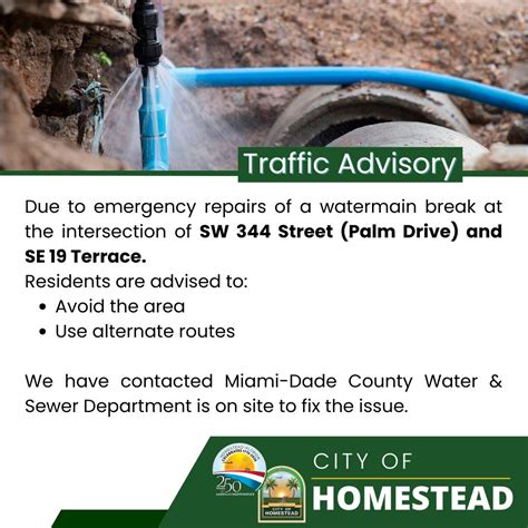 water and sewer homestead|city of homestead utilities.
